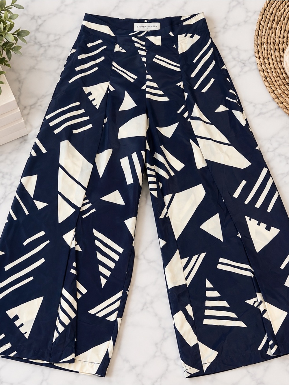 Lauren Hansen dark blue pants s